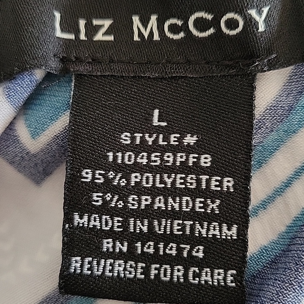 Y2K LIZ MCCOY large stretchy top - Picture 3 of 4